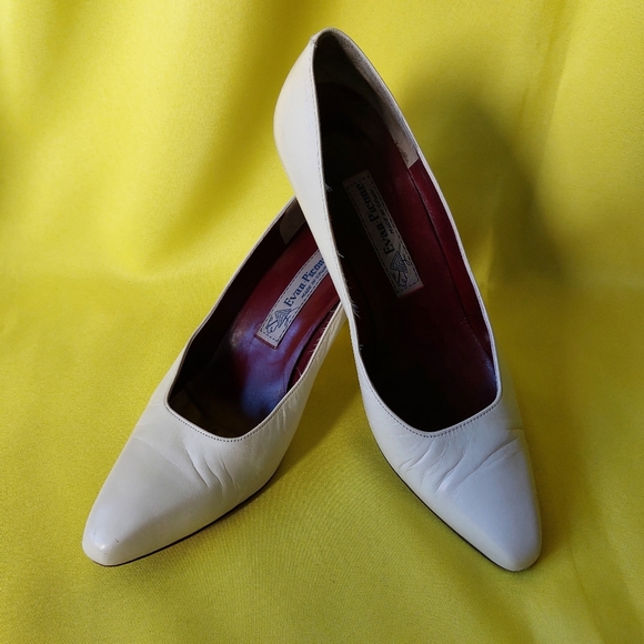 Vintage Woman Shoes Evan-Picone All Leather Made in Spain Size 8 N - Picture 2 of 11